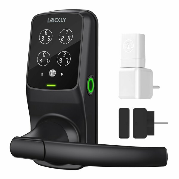 Lockly Secure Pro Latch Edition, Matte Black PGD628WMB